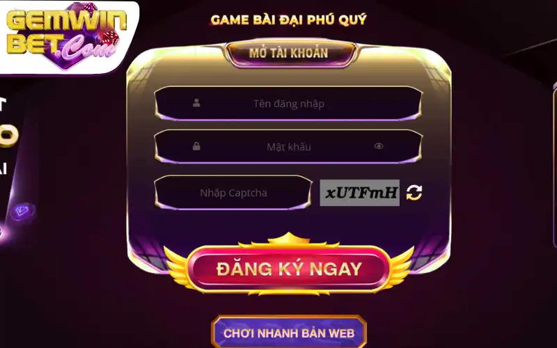 Các bước đăng ký cổng game nhận 100K