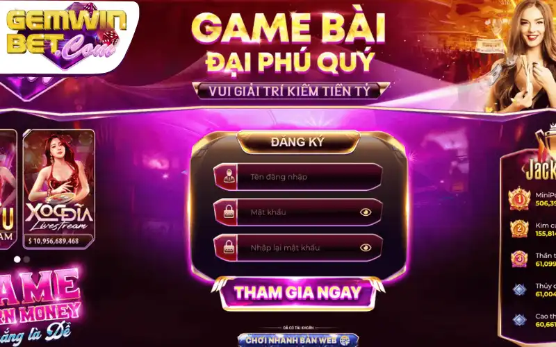 Thông tin chung về cổng game Gemwin